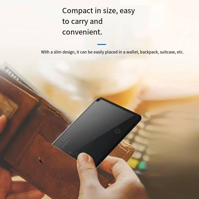 Wallet Tracker Card Wireless Charging Tracking Location Gps Locator Smart Tag for Iphone Apple Device Find My Airtag GPS Locator